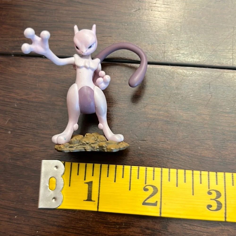 Vintage TOMY Pokemon - MEWTWO Figure Rare Pokemon Cake Topper Figure 90's